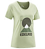 Edelrid Wo Highball V - T-shirt - donna, Light Green/Green