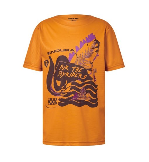 Endura Singletrack Core Tee Jr: Maglia Tecnica per Giovani Ciclisti