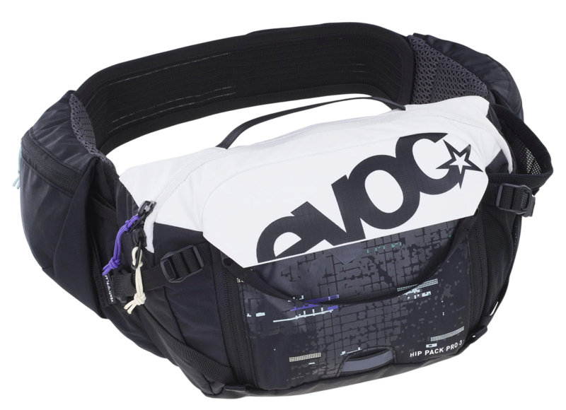 Evoc Hip Pack Pro 3L + 1,5L Trinkblase - Fahrrad Hüfttasche