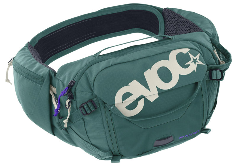 Evoc Hip Pack Pro 3L + 1,5L Trinkblase - Fahrrad Hüfttasche