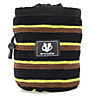 Evolv Knit Chalk Bag - portamagnesite, Black/Yellow