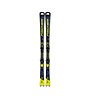 Fischer RC4 Woldcup SC M-Track + RC4 Z12 GW - sci alpino, Black/Yellow