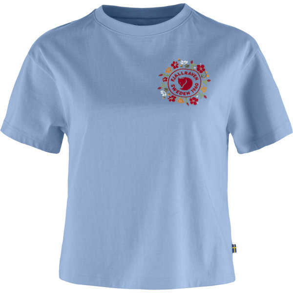 Fjällräven Fjallblomster Logo W - T-Shirt - Damen, Gr. L