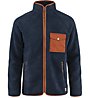 Fjällräven Vardag Pile Fleece M - giacca in pile - uomo, Blue/Orange