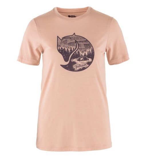 Fjällräven Abisko Wool Fox - t-shirt - donna. Taglia XL