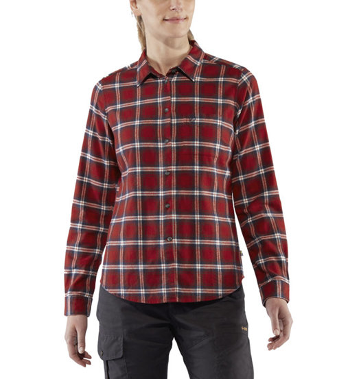 Fjällräven Övik Flannel - camicia maniche lunghe - donna. Taglia XS