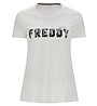 Freddy Manica Corta - T-shirt Fitness - donna, White