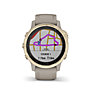 Garmin Fenix 6S Pro Solar - smartwatch solare, White/Gold