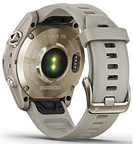 Garmin Fenix 7S Solar Sapphire - orologio GPS multisport, Light Yellow/Beige