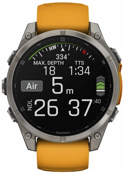 Garmin Fenix 8 Amoled 47mm - Multifunktionsuhr, Gr. 47 mm