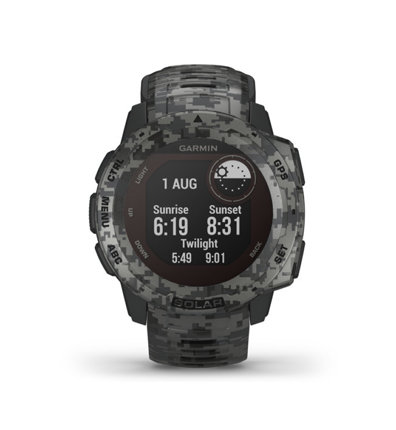 garmin instinct solar graphite camo