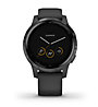 Garmin Vivoactive 4S - orologio sportivo - donna, Black/Black