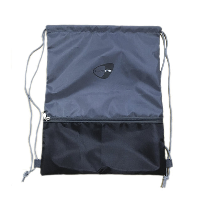 Get Fit Gymbag 42 x 32 - sacca portascarpe, Grey/Black