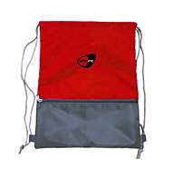 Get Fit Gymbag 42 x 32 - sacca portascarpe, Red/Grey