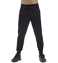 Get Fit Long Pant Rib Bottom M - pantaloni fitness - uomo, Black