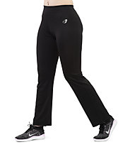 Get Fit Long Pant Tec W - Fitnesshose Lang - Damen, Black