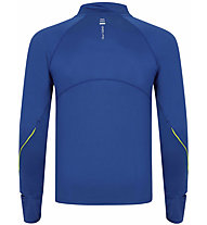 Get Fit M Top 3/4 Zip - Sweatshirt Running - Herren, Blue/Yellow