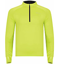 Get Fit M Top 3/4 Zip - Sweatshirt Running - Herren, Yellow/Black