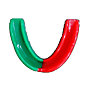 Get Fit Mouth Guards Single Italy - paradenti, Green/Red