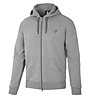 Get Fit Sweater Full Zip Hoodie - giacca sportiva con cappuccio - uomo, Grey
