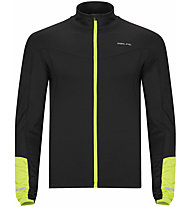 Get Fit Top Full Zip - maglia running a maniche lunghe - uomo, Black/Yellow/Yellow