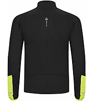 Get Fit Top Full Zip - maglia running a maniche lunghe - uomo, Black/Yellow/Yellow
