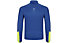 Get Fit Top Full Zip - Lauflangarmshirt - Herren, Blue/Yellow