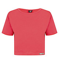 Get Fit W Short Sleeve Crop - T-shirt Fitness - Damen, Red