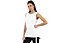 Get Fit Woman Tank Over - Top Fitness - Damen, White