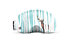 Gogglesoc Gogglesoc - protezione per maschera sci, White/Turquoise/Brown
