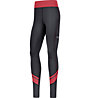 GORE WEAR R3 Mid - pantaloni running - donna, Black/Red