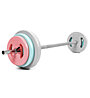 Gymstick Vivid Pump Set 20kg - Langhantel und Gewichte, Pink/Grey/Light Blue