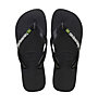 Havaianas Brasil Logo - Schlappen - Unisex, Black