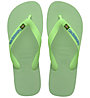 Havaianas Brasil Logo - Flip Flops - Damen, Green/Light Blue