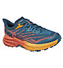 HOKA Speedgoat 5 W - Trailrunningschuh - Damen, Blue/Orange/Yellow