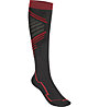 Hot Stuff Ski Racing - calzini lunghi da sci, Black/Red