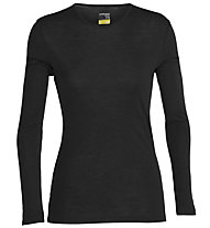 Icebreaker 175 Everyday LS Crewe - maglietta tecnica a maniche lunghe - donna, Black