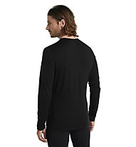 Icebreaker 200 Oasis LS Crewe - maglietta tecnica a maniche lunghe - uomo, Black
