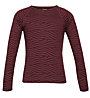Icebreaker 200 Oasis LS Crewe Thermal Top Napasoq Lines - maglia a maniche lunghe - bambino, Red
