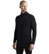 Icebreaker 260 Tech Half Zip - maglietta tecnica a maniche lunghe - uomo, Black