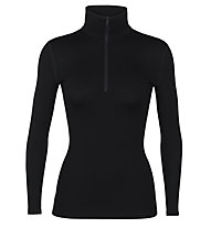 Icebreaker 260 Tech Long - maglietta tecnica - donna, Black