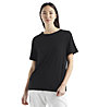 Icebreaker W Granary SS Black - Technische T-shirt - Damen, Black