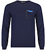 Iceport Chest Pocket - maglione - uomo, Dark Blue