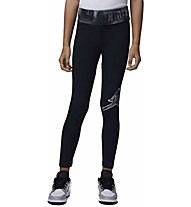 Nike Jordan Essential Aop - pantaloni fitness - bambina, Black