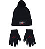 Nike Jordan Hbr Pom Beanie Set - Mütze und Handschuhe - Kinder, Black