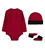 Nike Jordan L/S Jumpman Set - Babyset, Red/Black