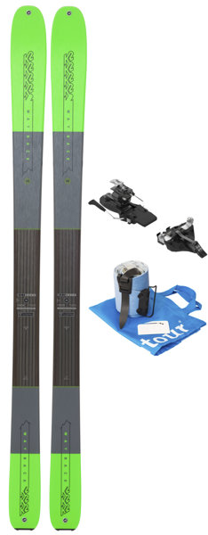 K2 Set Wayback 89: Tourenski+Bindung+Felle, Gr. 160