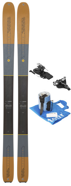 K2 Set Wayback 98: Tourenski+Bindung+Felle, Gr. 172