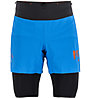 Karpos Cengia - pantaloni corti trekking - uomo, Light Blue/Black/Red