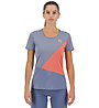 Karpos Nuvolau W - T-shirt trekking - donna, Orange/Blue